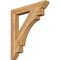 Ekena Millwork Merced Slat Rough Sawn Bracket, Western Red Cedar, 4"W x 30"D x 34"H BKT04X30X34MRC06RWR - alternate 1